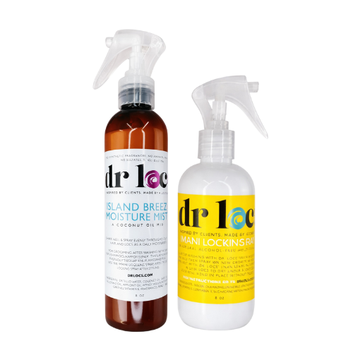 Island Breeze Moisture & Imani Locking Spray | Moisture + Hold Duo