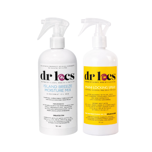 Island Breeze Moisture Mix &amp; Imani Locking Spray
