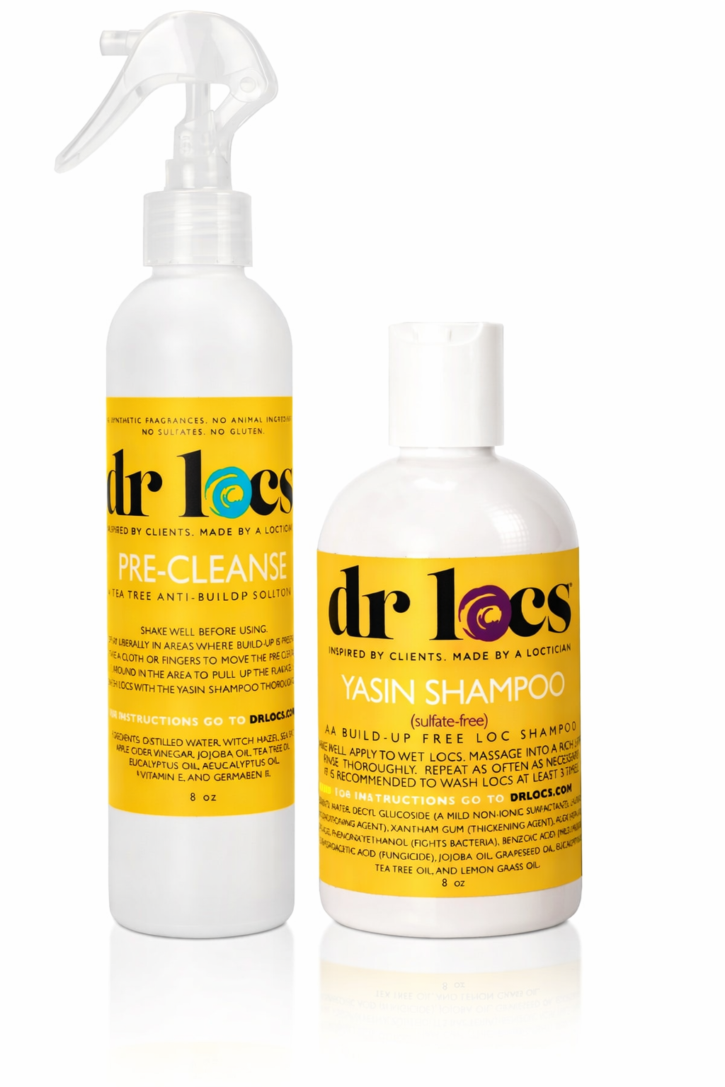 シャンプー LOCO 8oz Loc DetoDr. Locs 8oz Loc Detox System | Pre-Cleanse & Yasin