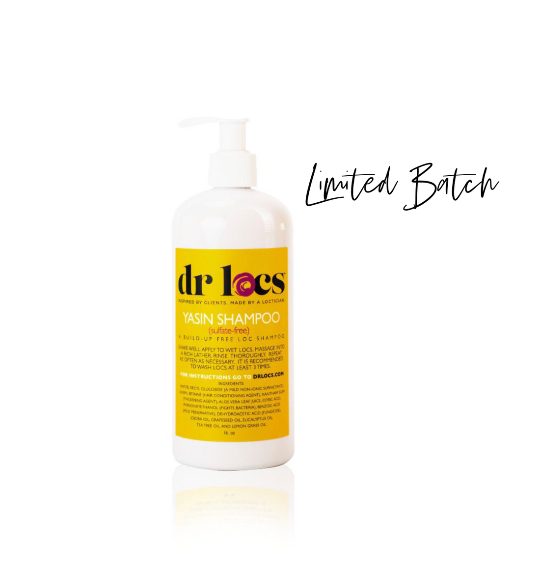 Yasin Shampoo [Limited Batch] 16oz