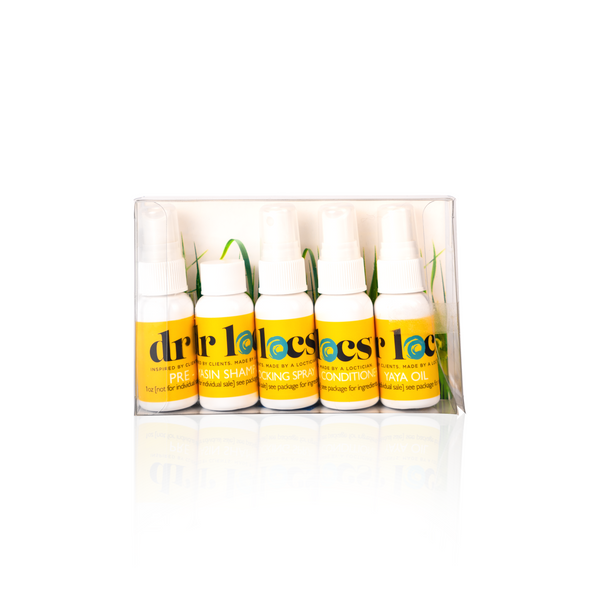 COLLABEAUTE UP+ GOLD 30ml、60ml Travel Kit (1oz of each 5 products) – Dr Locs